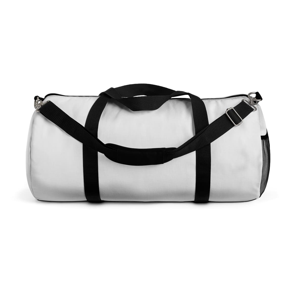 Plain duffel bag, front view