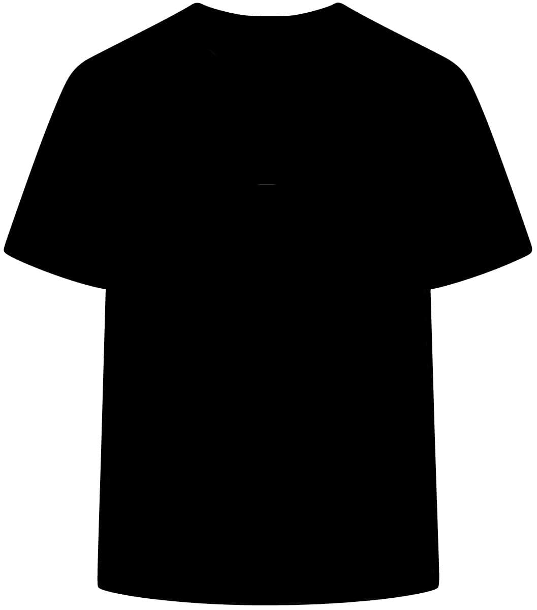 Plain black posicharge competitor 2-button henley, front view