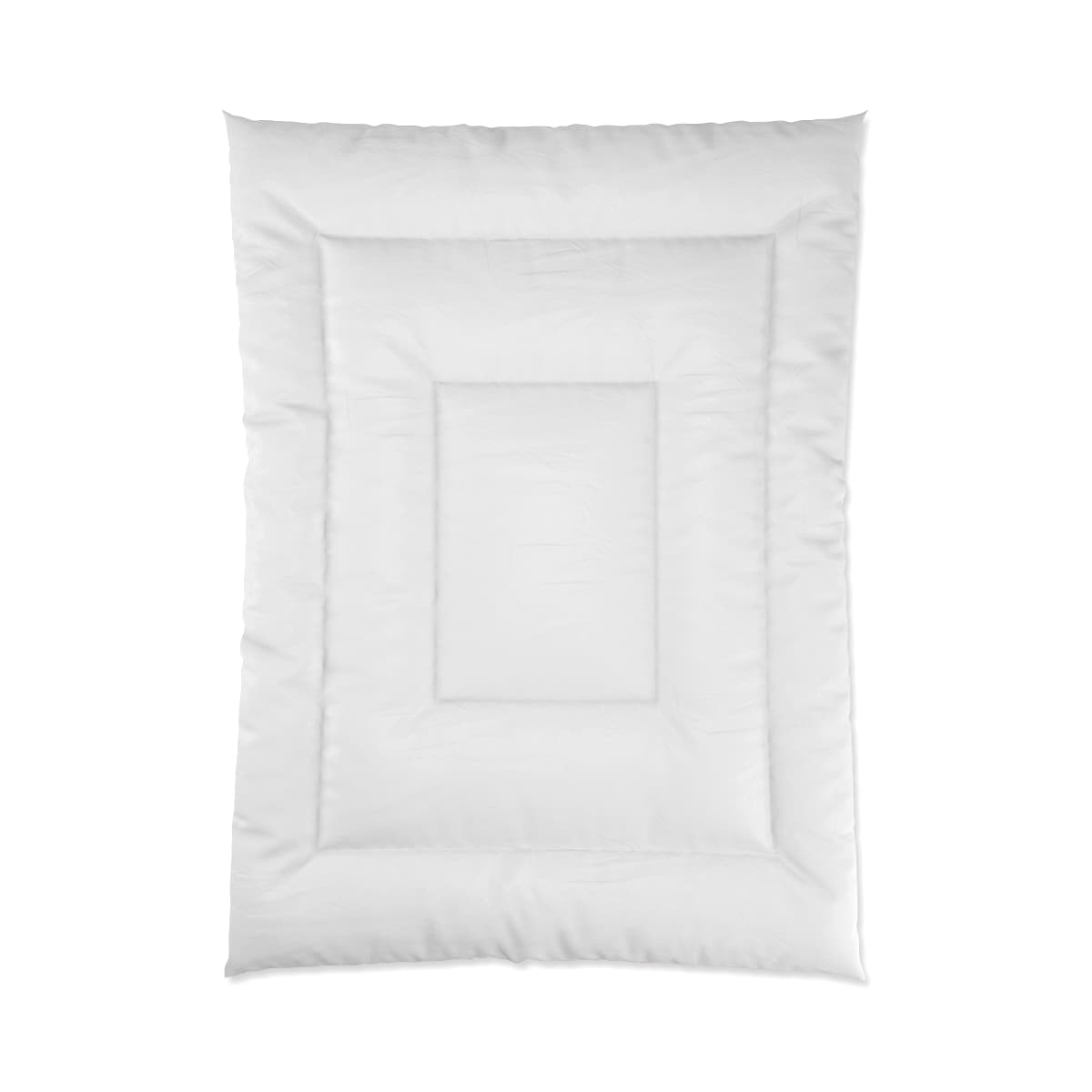 Plain comforter, front view