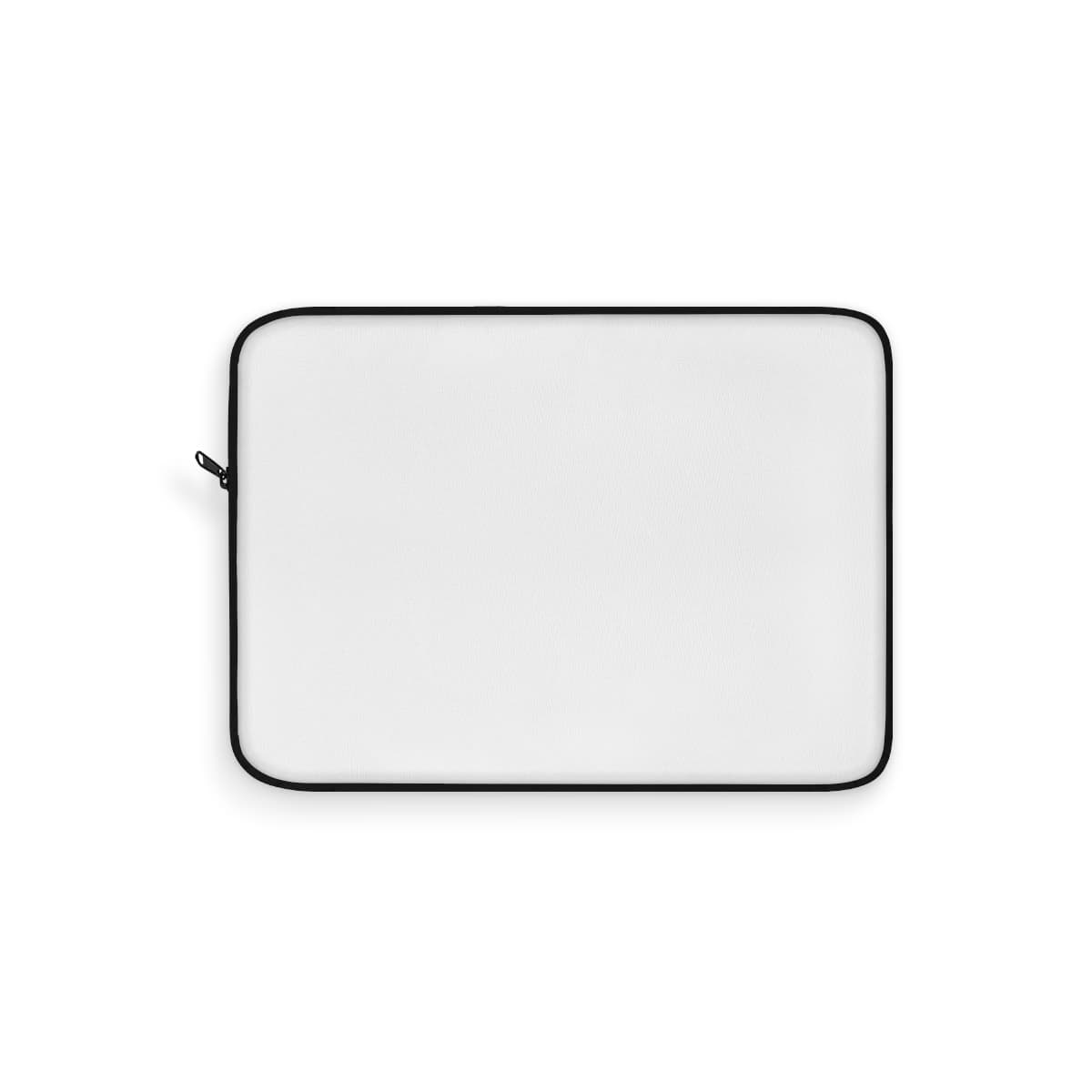 Plain laptop sleeve, front view