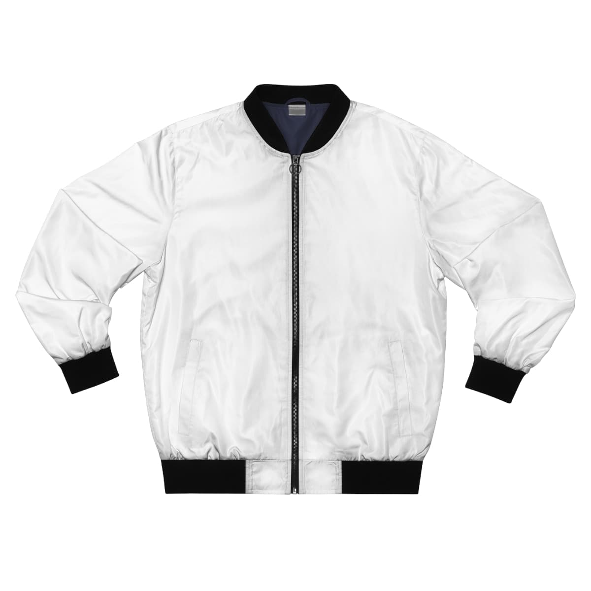 Plain men's bomber jacket (aop), front view