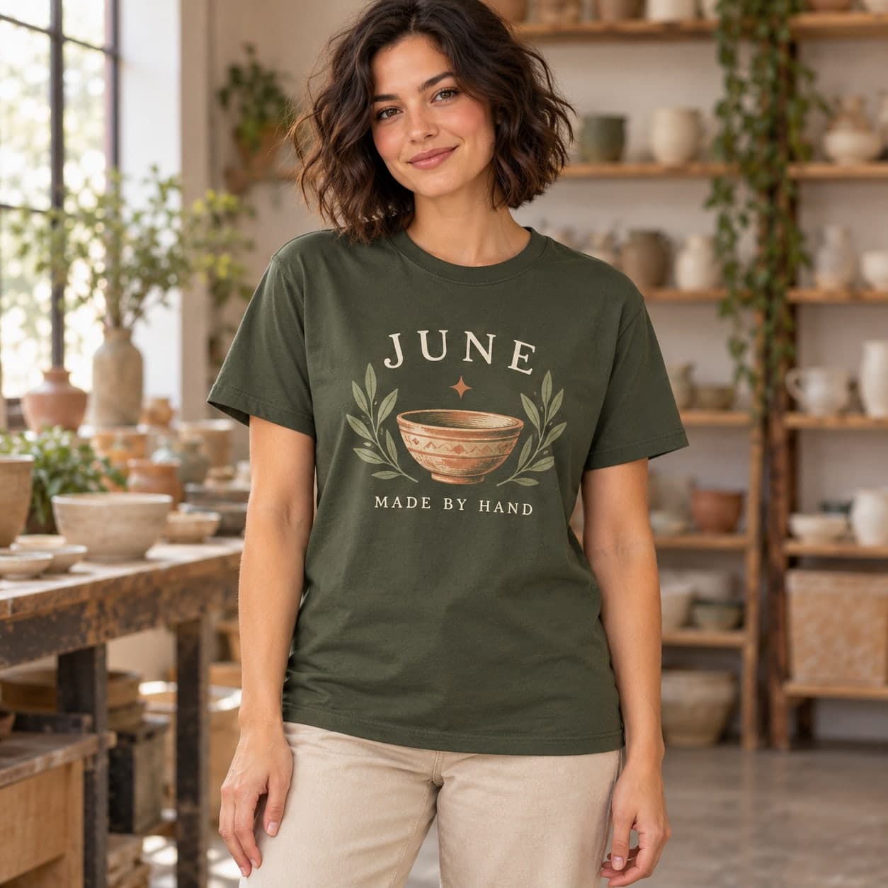 Custom Adult Midweight Crew Neck T-Shirt with Your Photo or Text