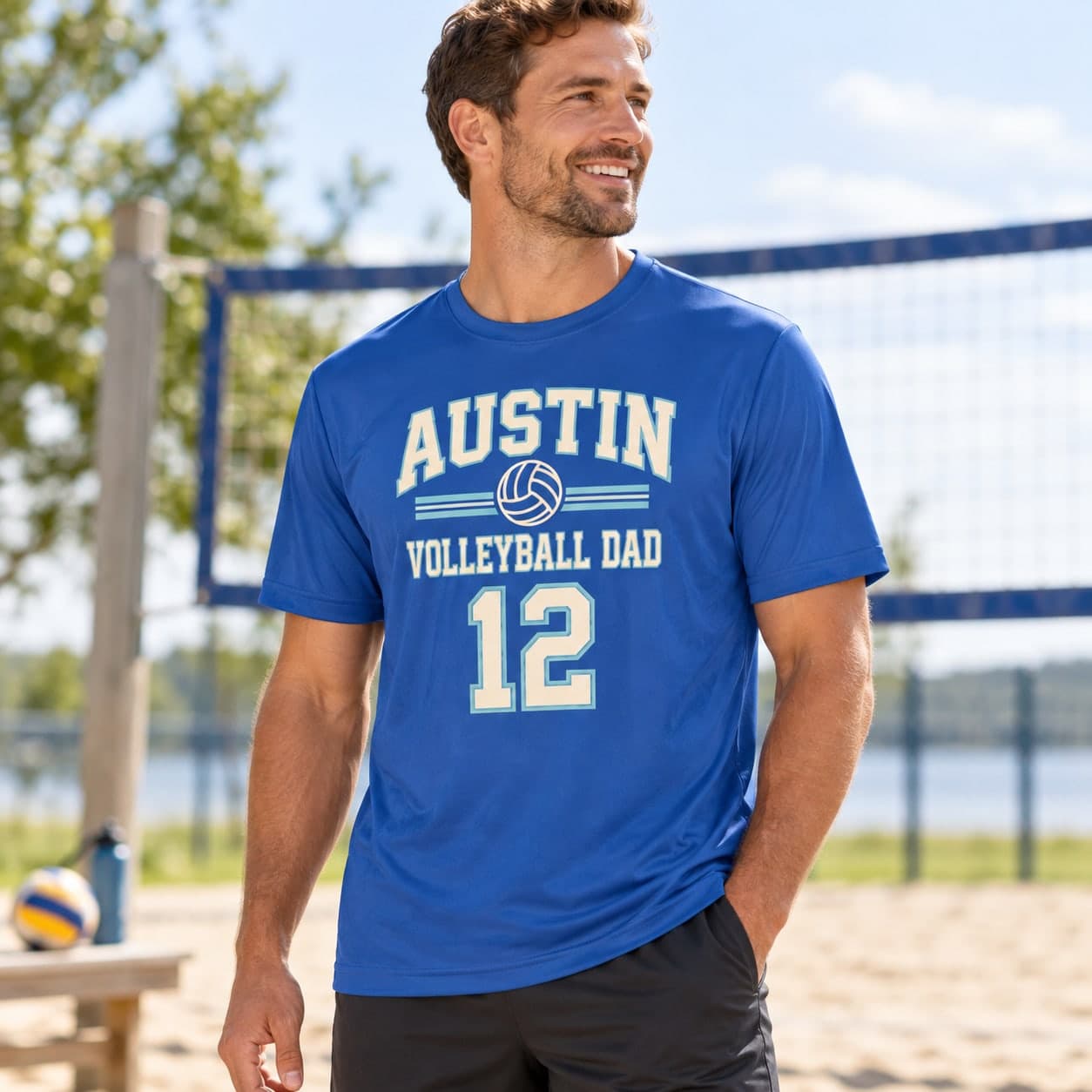 Custom Tall Moisture-Wicking Polyester T-Shirt with Your Photo or Text