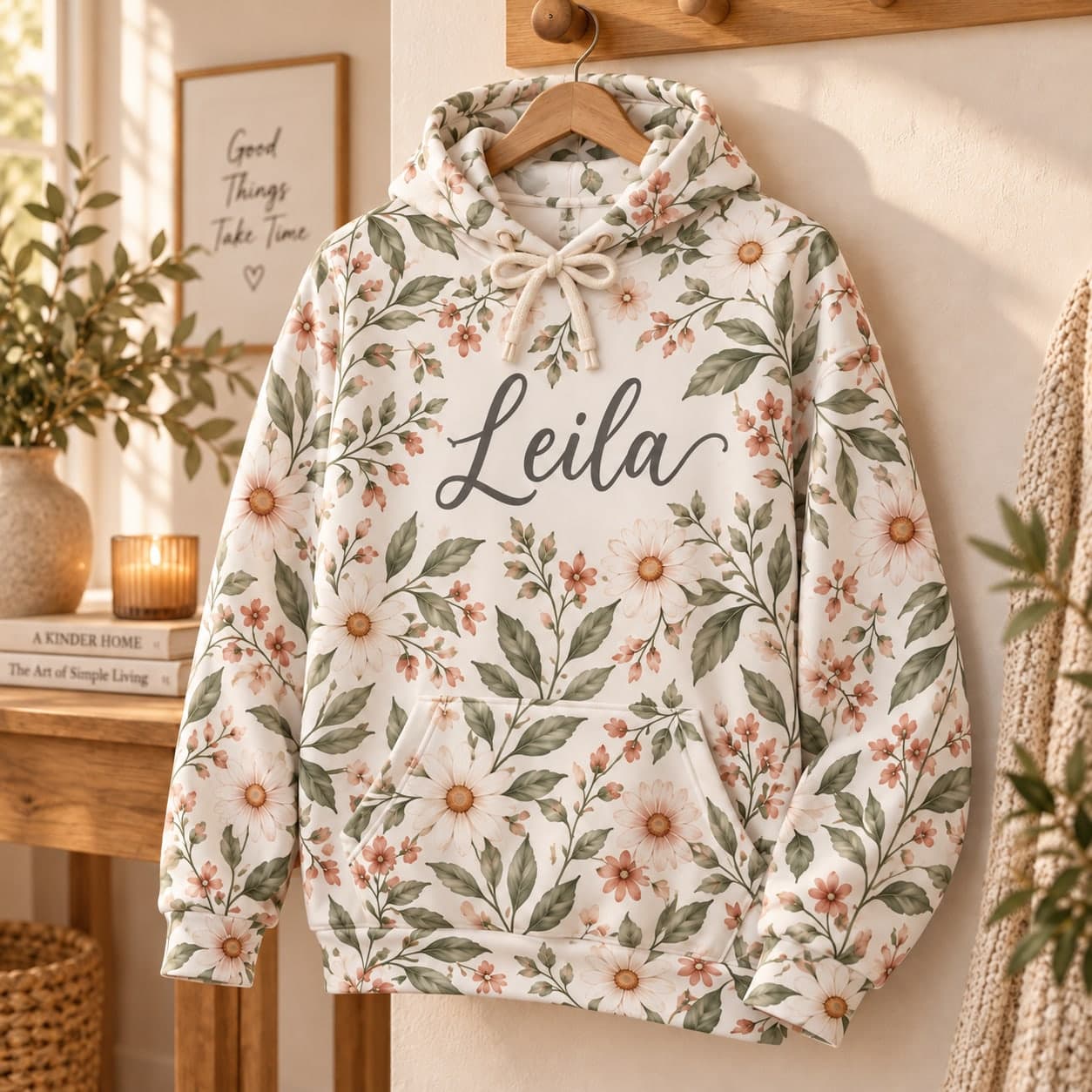 Custom Unisex All-Over Print Pullover Hoodie with Your Photo or Design