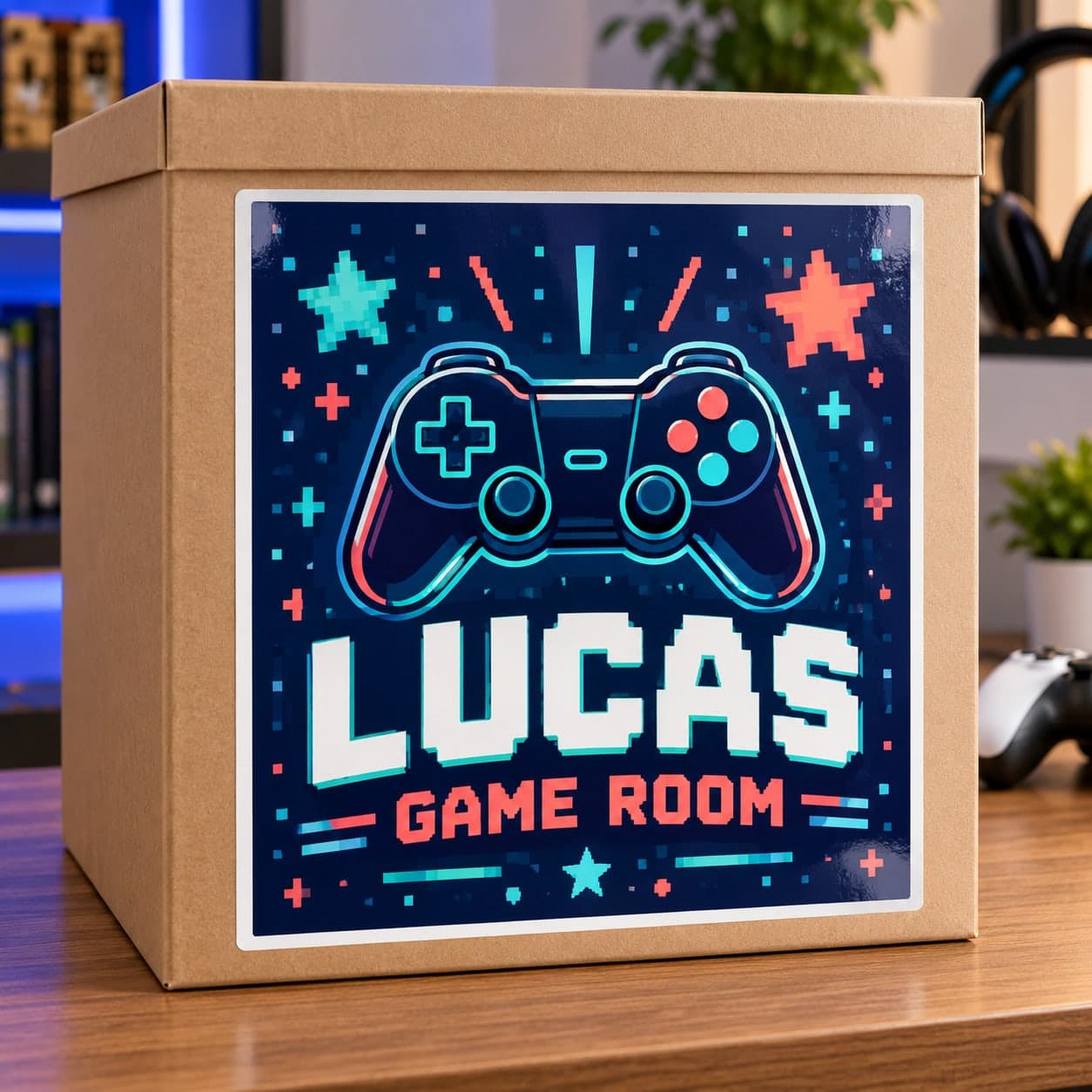 Custom Premium Printable Square Vinyl Sticker with Your Photo or Text