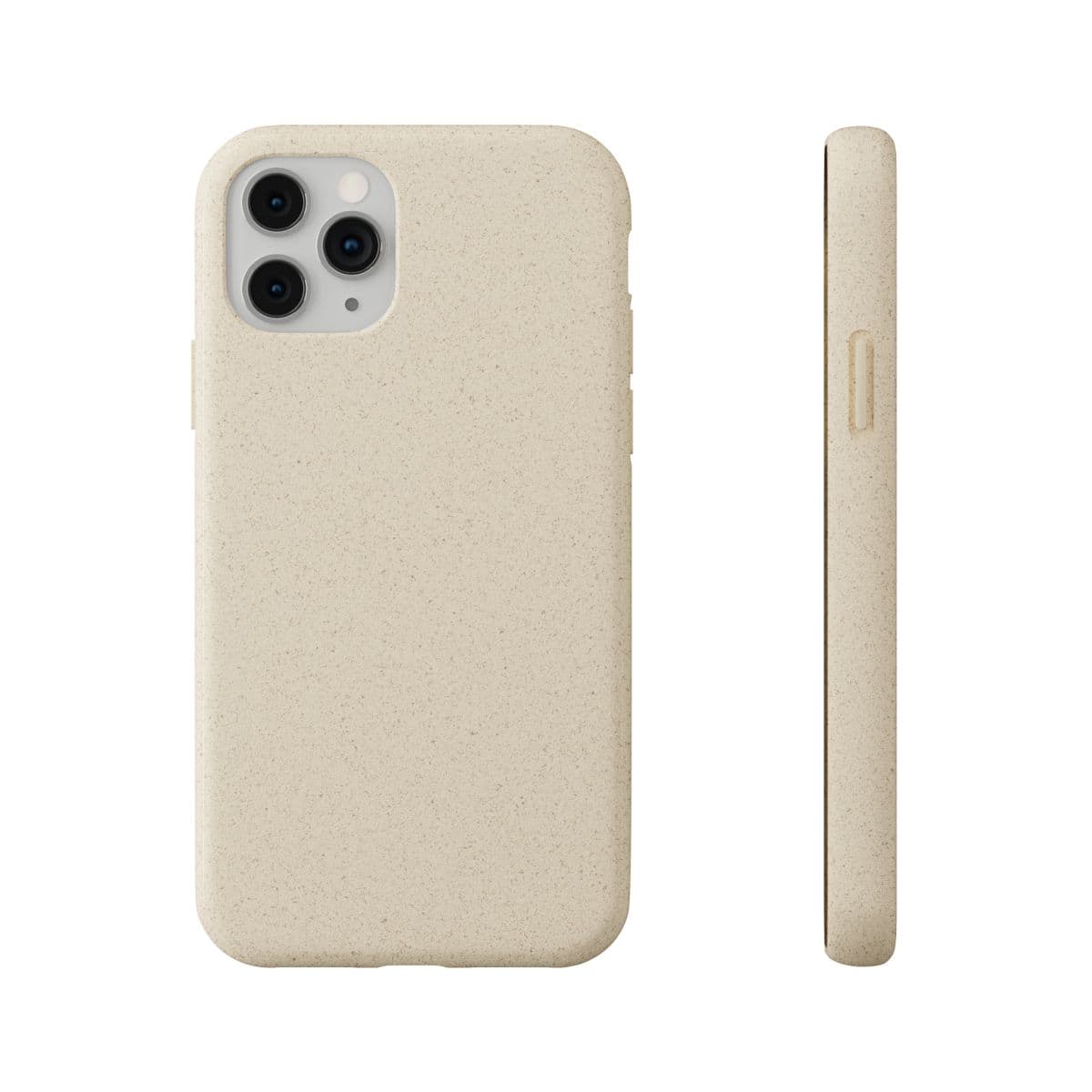 Plain biodegradable cases, front view