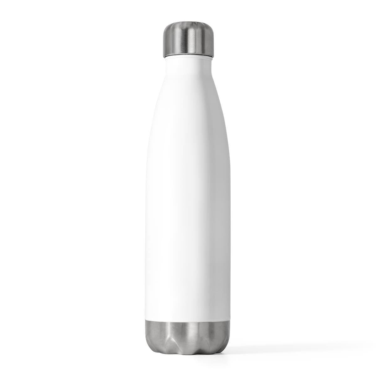 Plain 20oz insulated bottle, front view