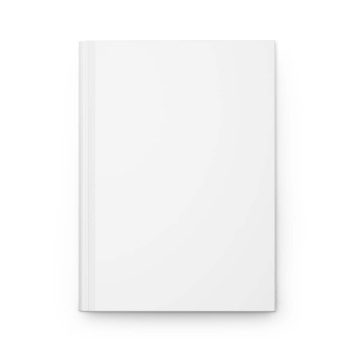 Plain hardcover journal matte, front view