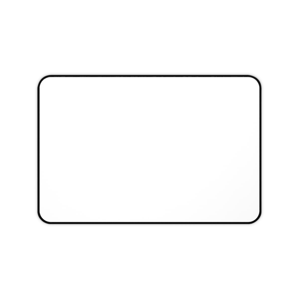 Plain desk mat, front view