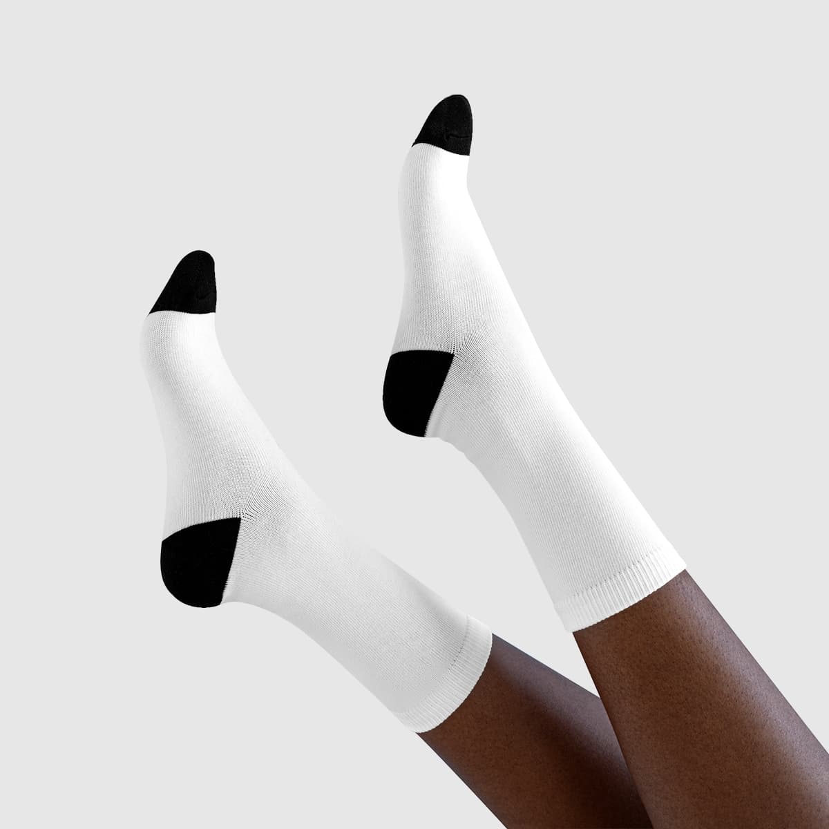 Custom Polyester Cotton Crew Socks with Your Photo or Text