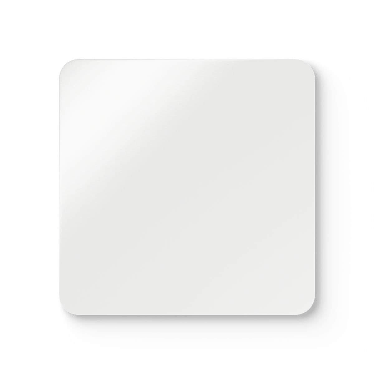 Plain corkwood coaster set, front view