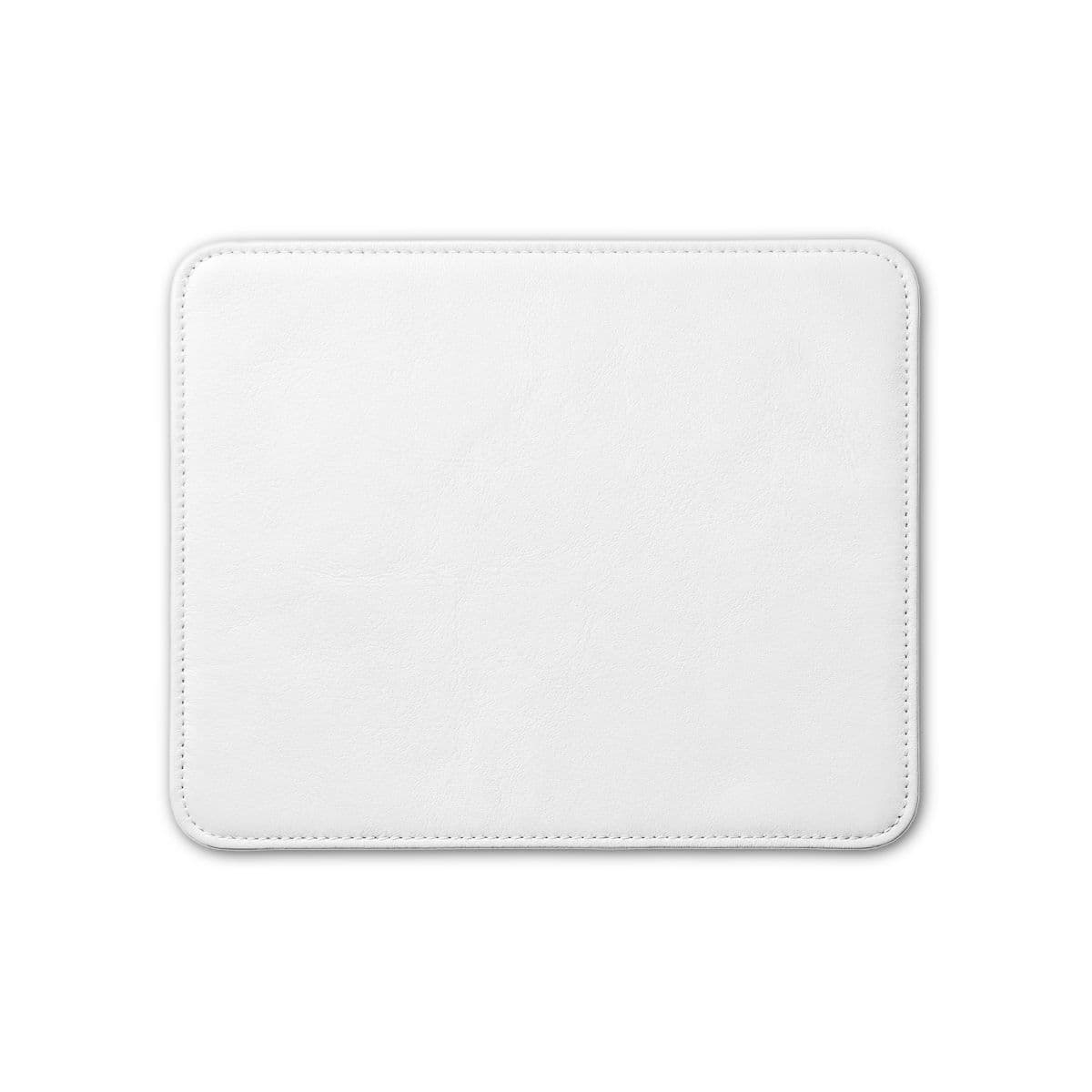Plain leather placemat, front view