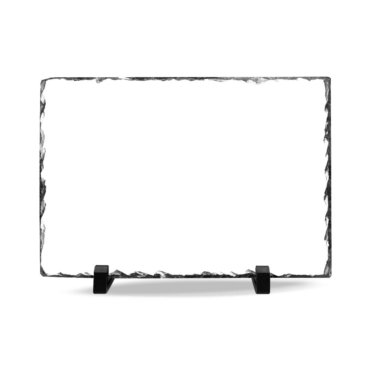 Plain slate desk plaque, front view
