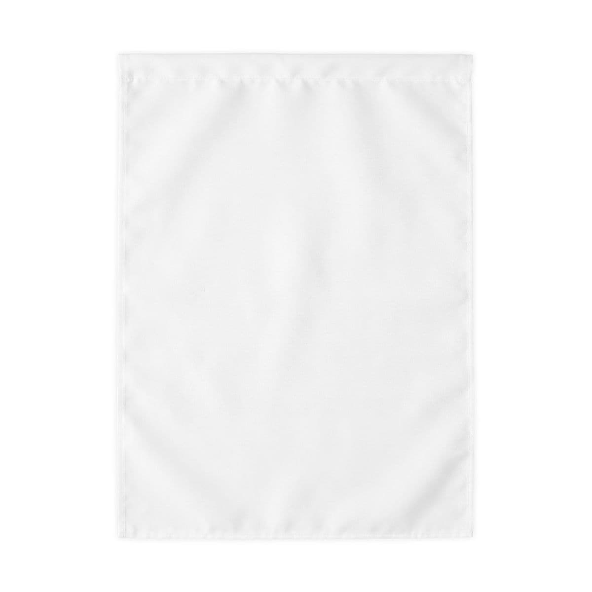 Plain outdoor flag with rod pocket, front view