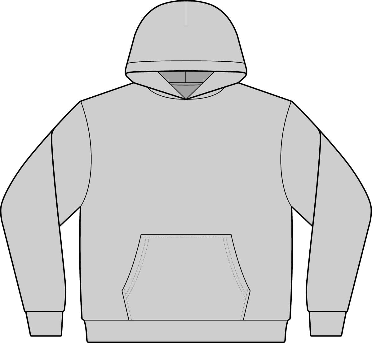 Custom Men's Hoodie with Your Design on the Back