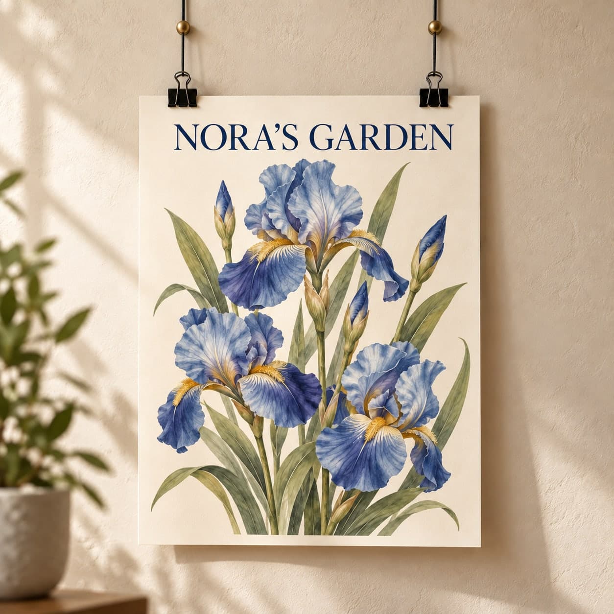 Custom Museum-Grade Paper Poster with Your Photo or Text