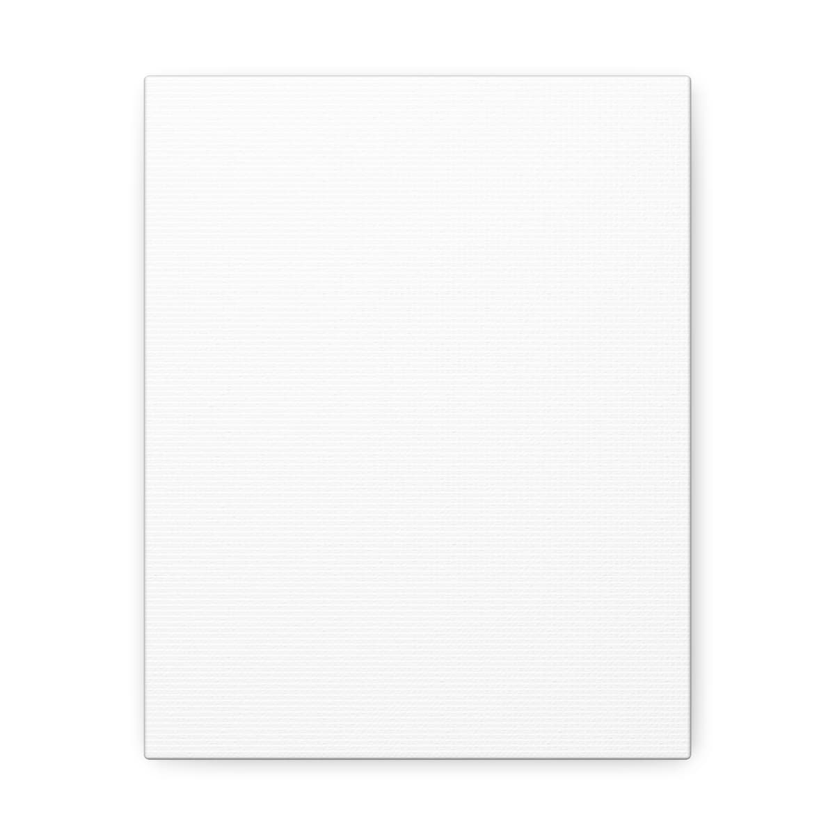 Plain stretched canvas, front view