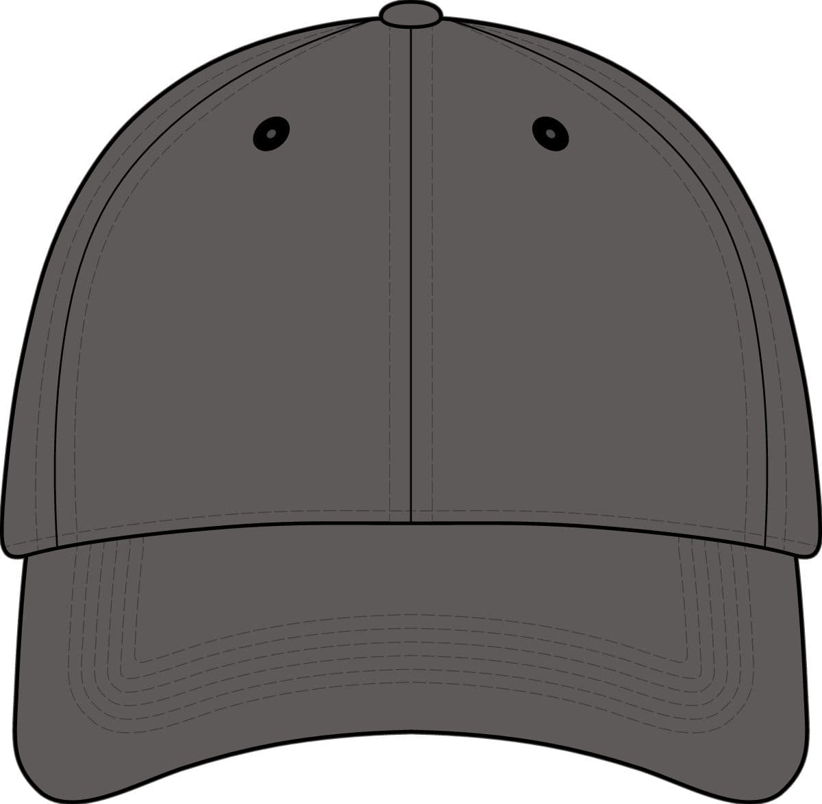 Plain charcoal casual performance lite, front view