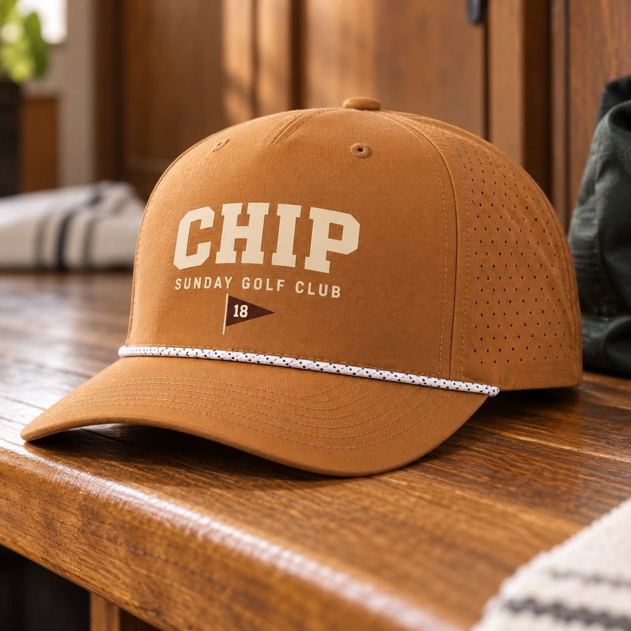 Custom Richardson Perforated Rope Golf Hat with Your Logo or Text