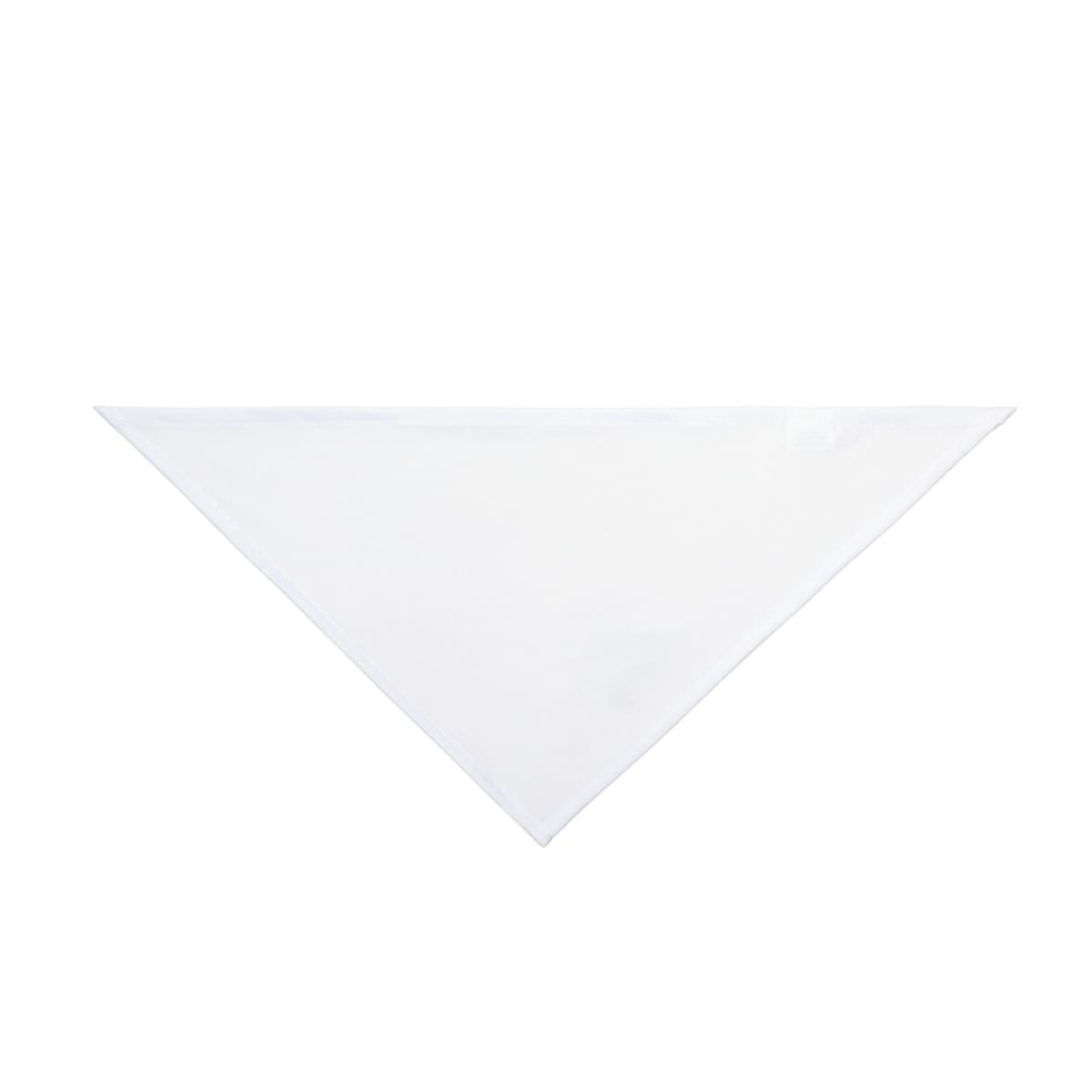 Plain pet bandana, front view