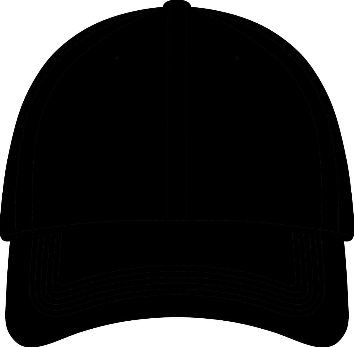 Impact Mesh Stretch-Tek Adjustable Cap — Black — front