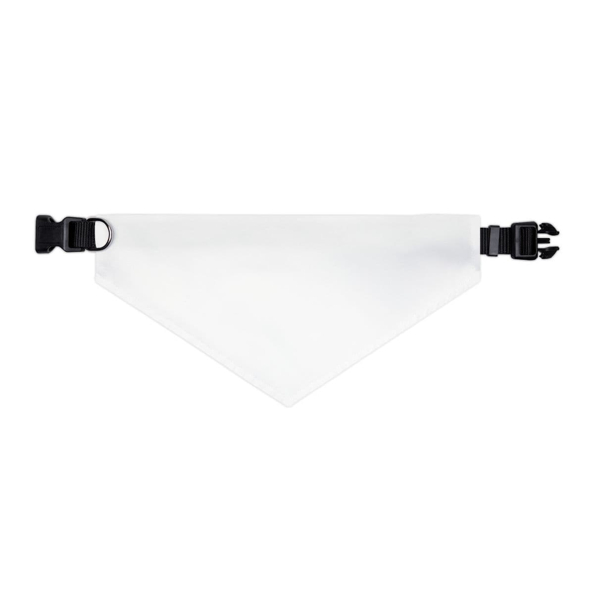 Plain pet bandana collar, front view