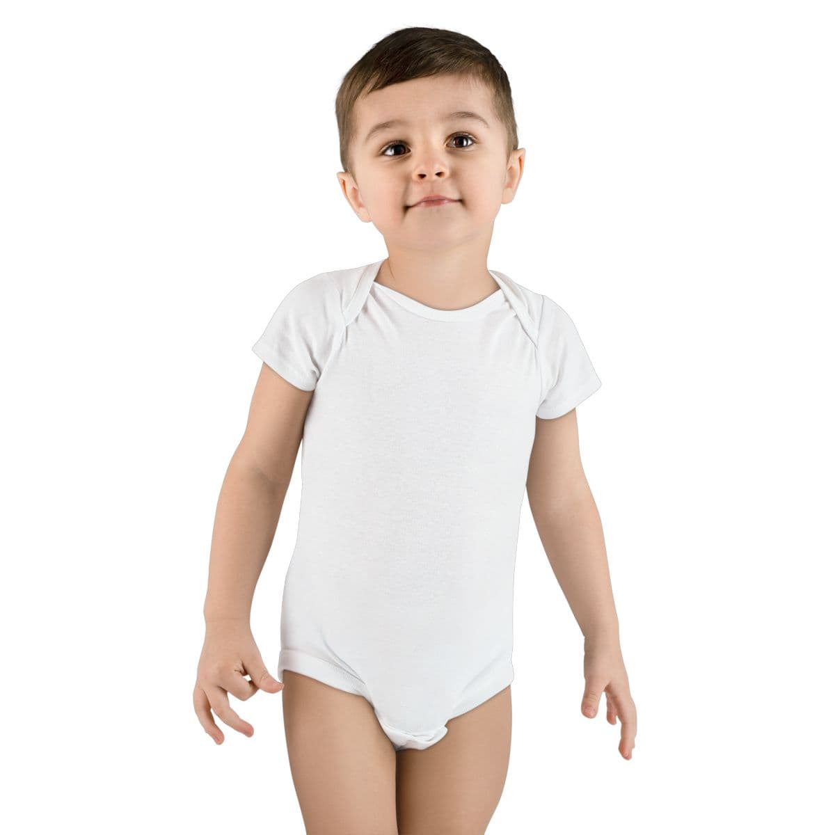 Custom Organic Rib Cotton Baby Onesie with Your Photo or Text
