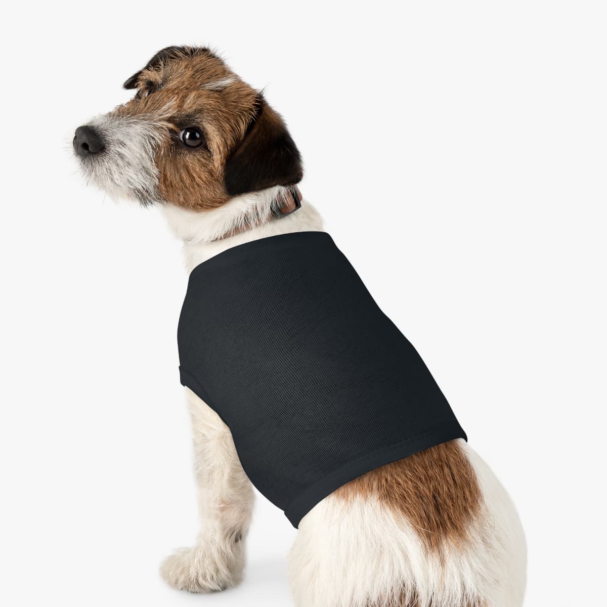 Custom Ringspun Cotton Sleeveless Dog Shirt with Your Photo or Text