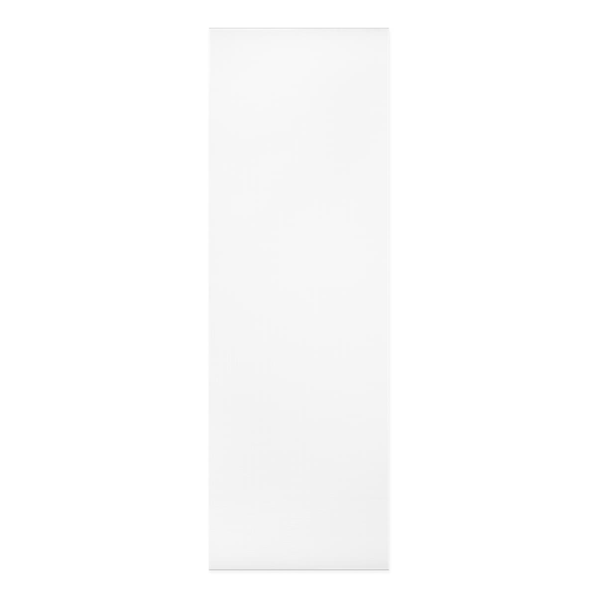 Plain foam yoga mat, front view
