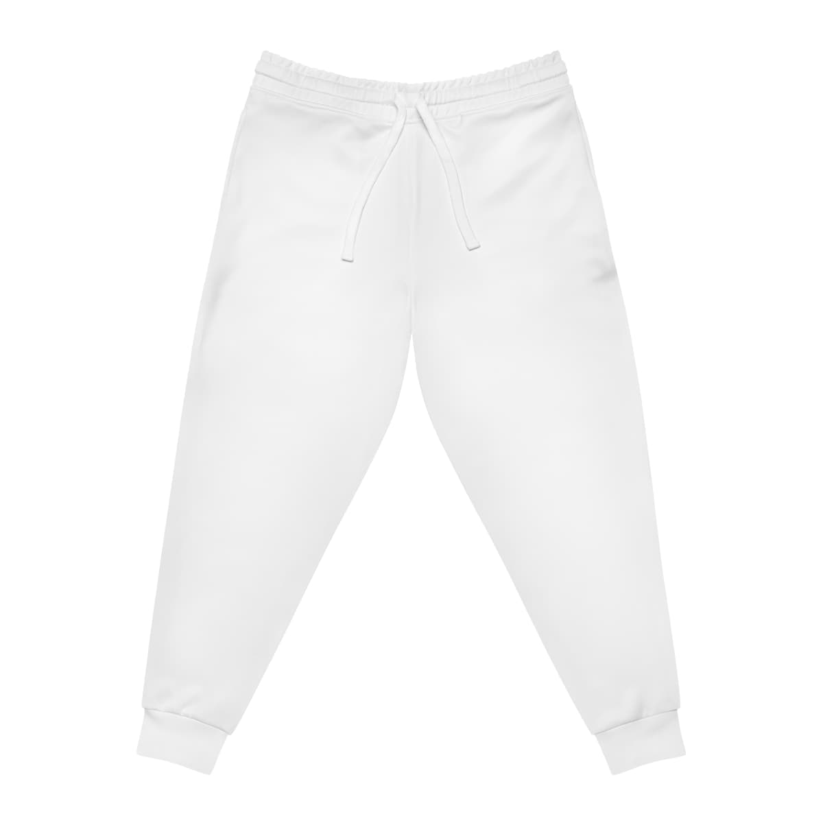 Plain seam thread color automatically matched to design athletic joggers (aop), front view