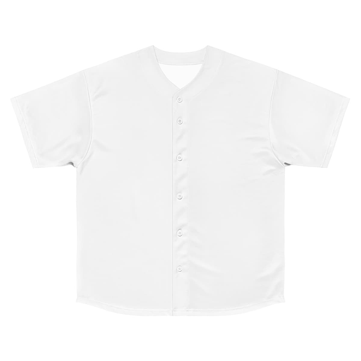 Plain seam thread color automatically matched to design men's baseball jersey (aop), front view