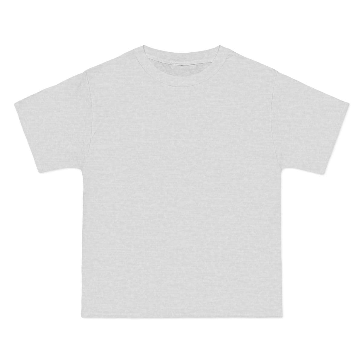 Plain ash beefy-t® short-sleeve t-shirt, front view
