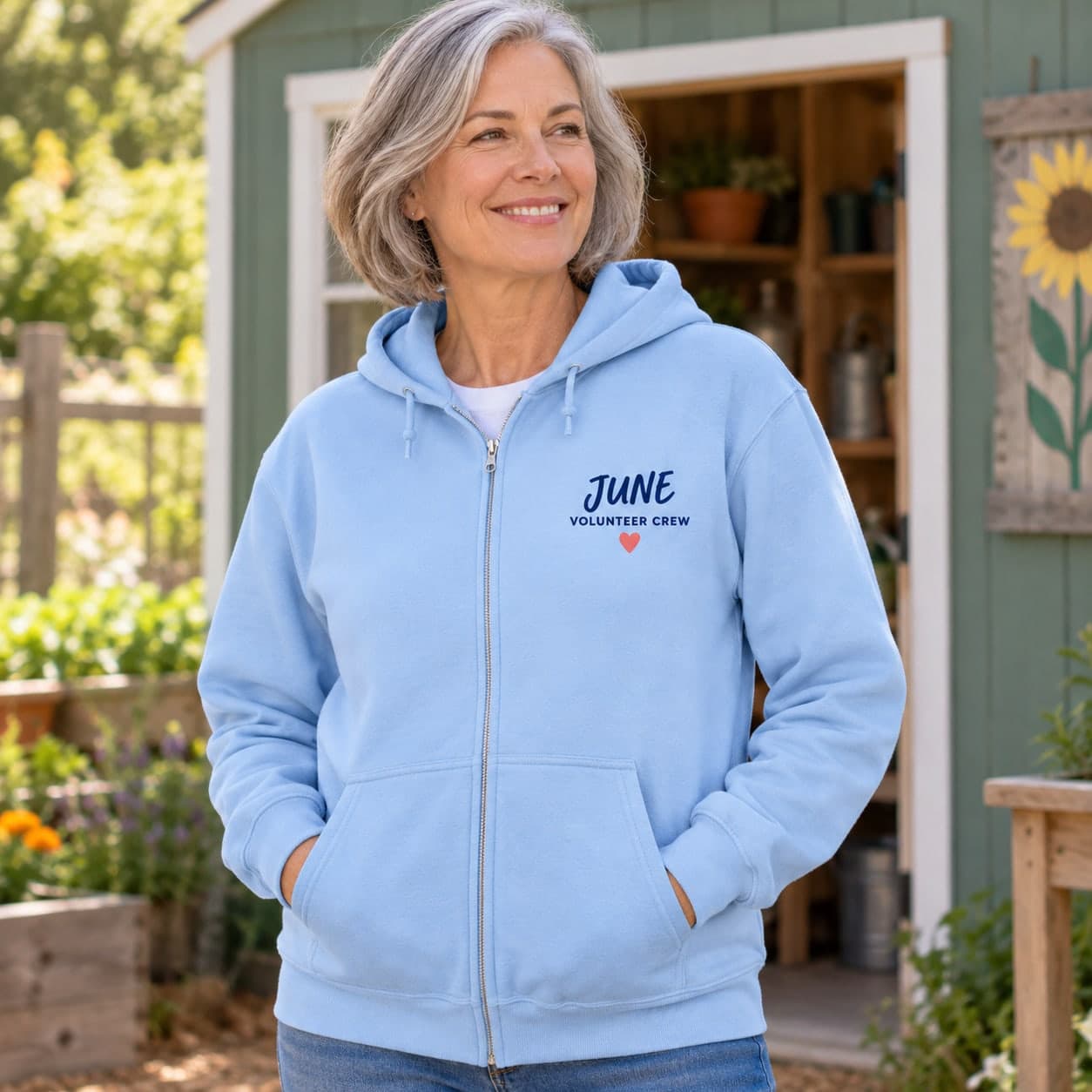 Custom Gildan Unisex Full-Zip Hoodie with Your Photo or Text