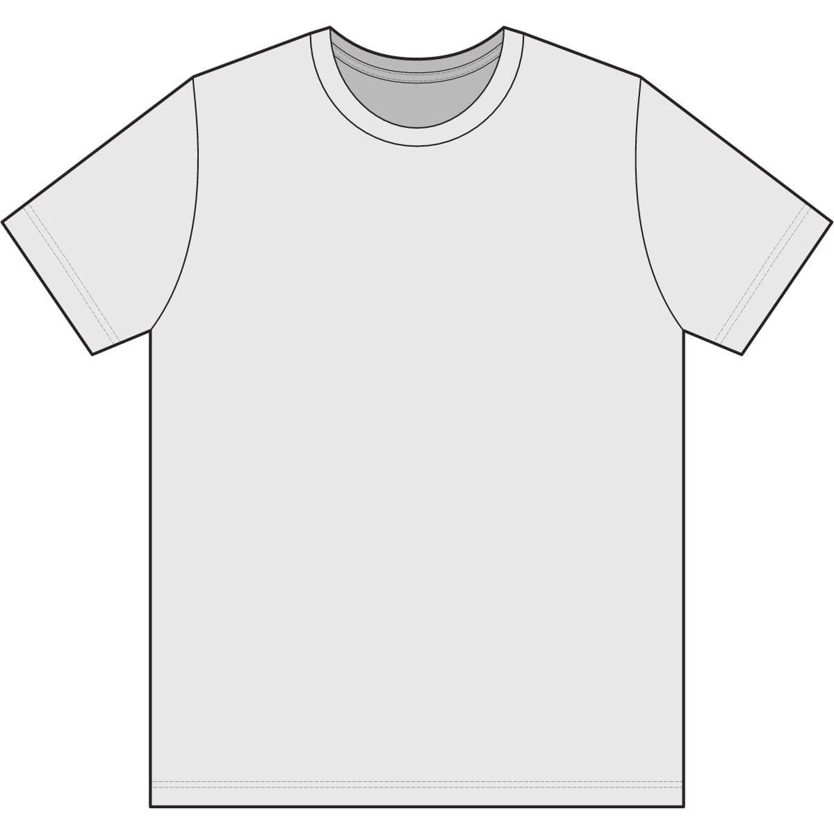 Plain eco white perfect-t triblend t-shirt, front view