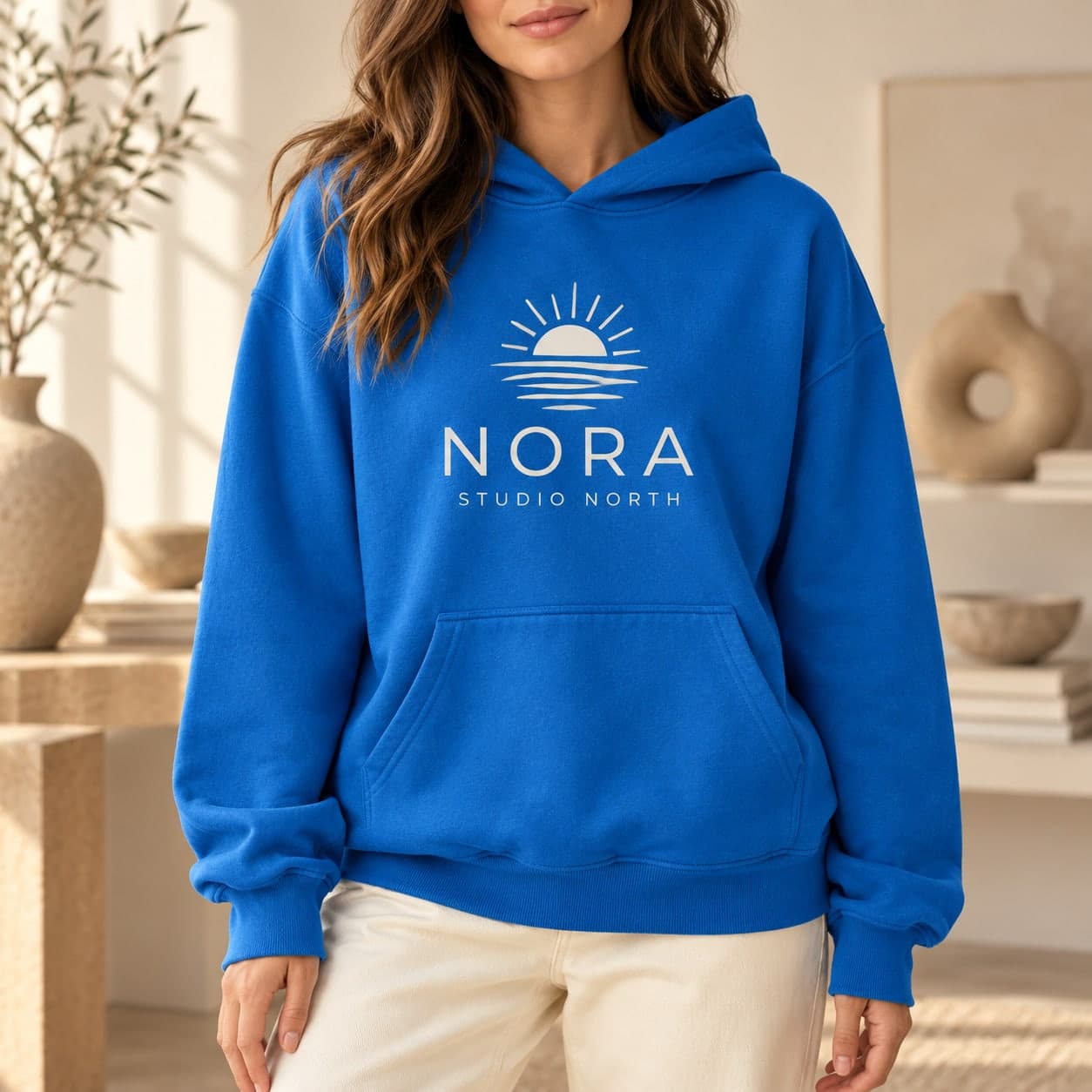Custom Unisex Midweight Oversized Hoodie with Your Photo or Text