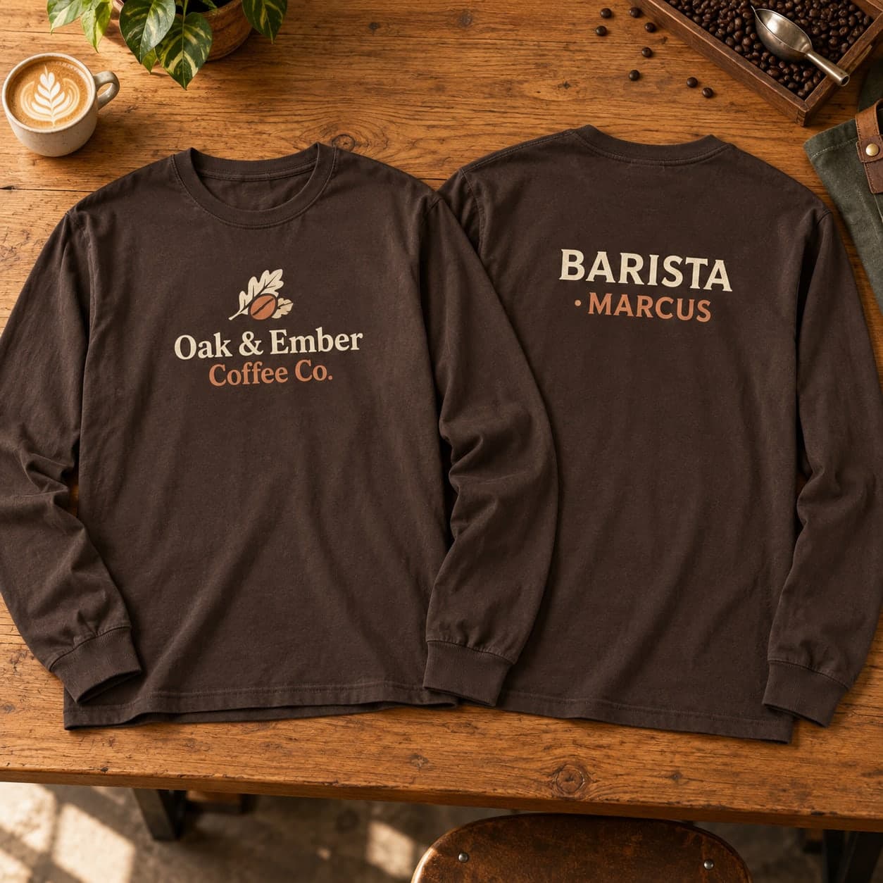 Custom Comfort Colors Cotton Long Sleeve Shirt with Your Photo or Text