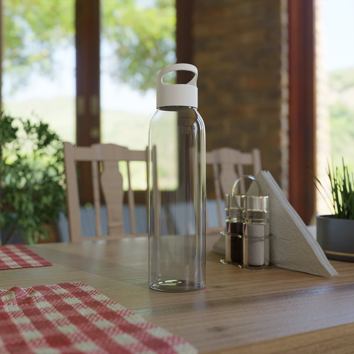 Custom Tritan Single-Wall Water Bottle with Your Photo or Text