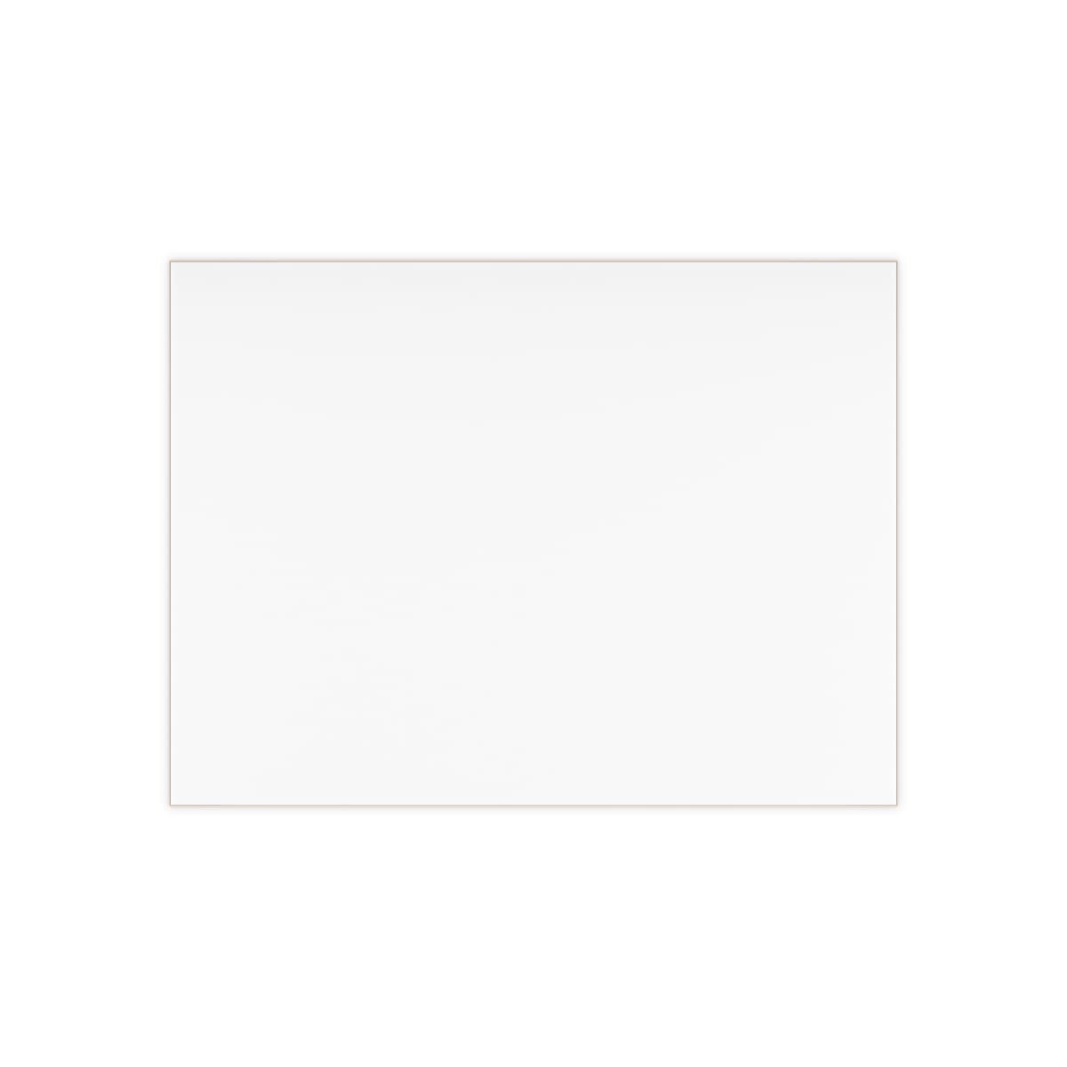 Plain ceramic photo tile, front view