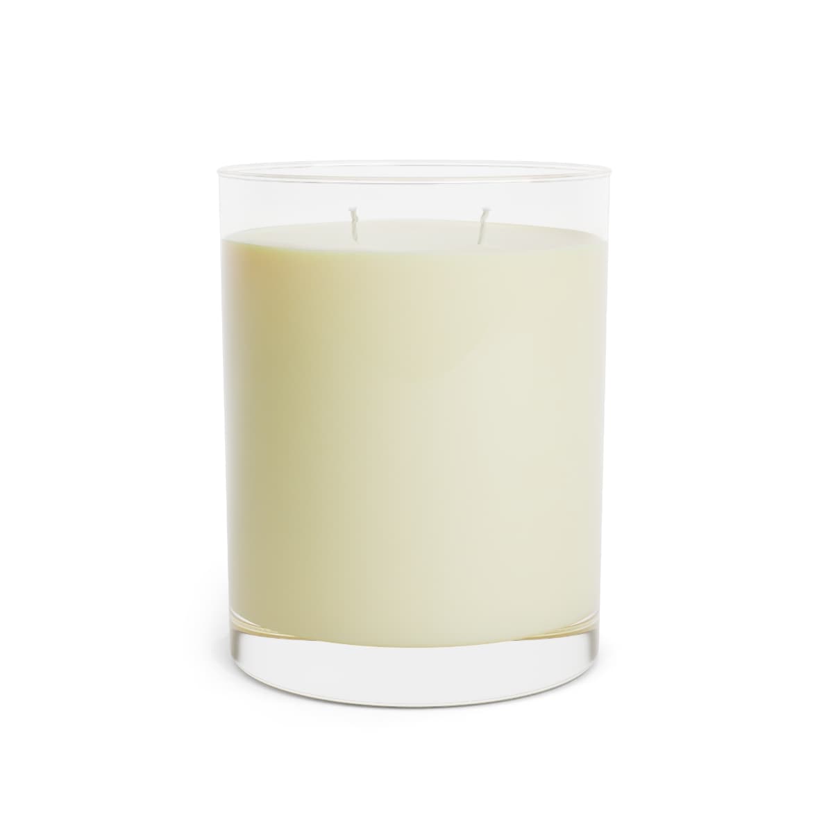 Plain scented candle - full glass, 11oz, front view