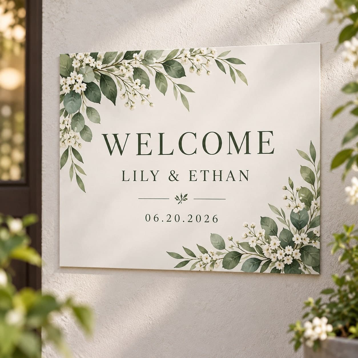 Custom Indoor and Outdoor Silk Poster with Your Photo or Text