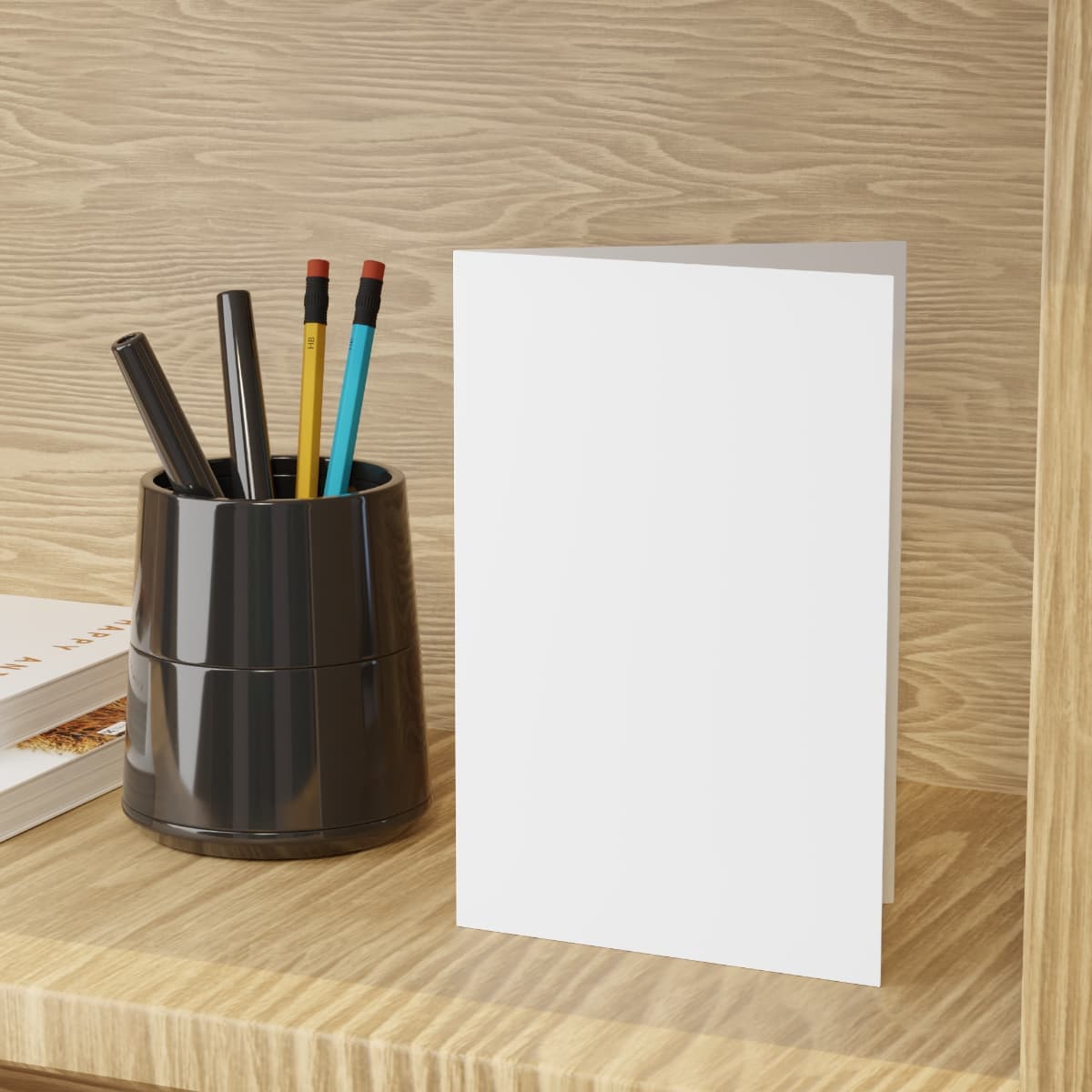 Custom Semi-Glossy Greeting Card 1 or 10 Pack with Your Photo or Text