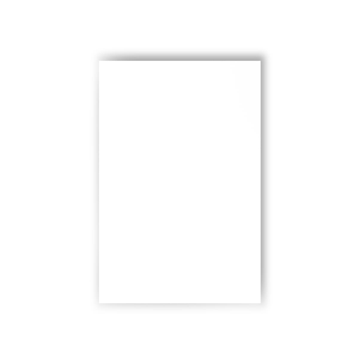 Plain white postcards (10pcs), front view