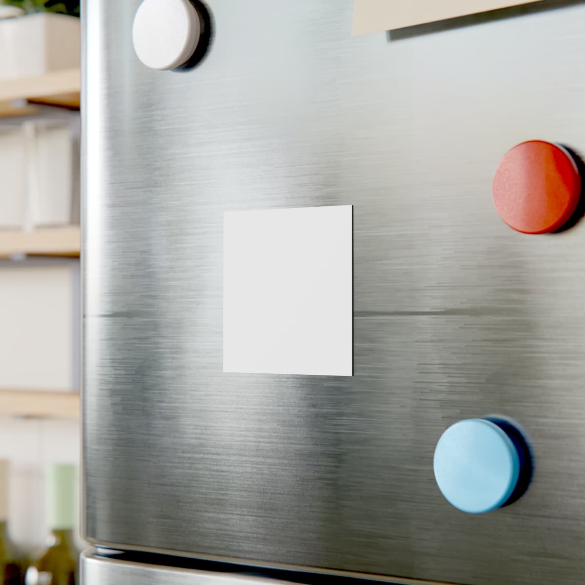 Custom Matte Square Magnet with Your Photo or Text