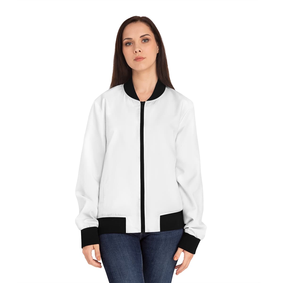 Custom Women's All-Over Print Bomber Jacket with Your Photo or Design