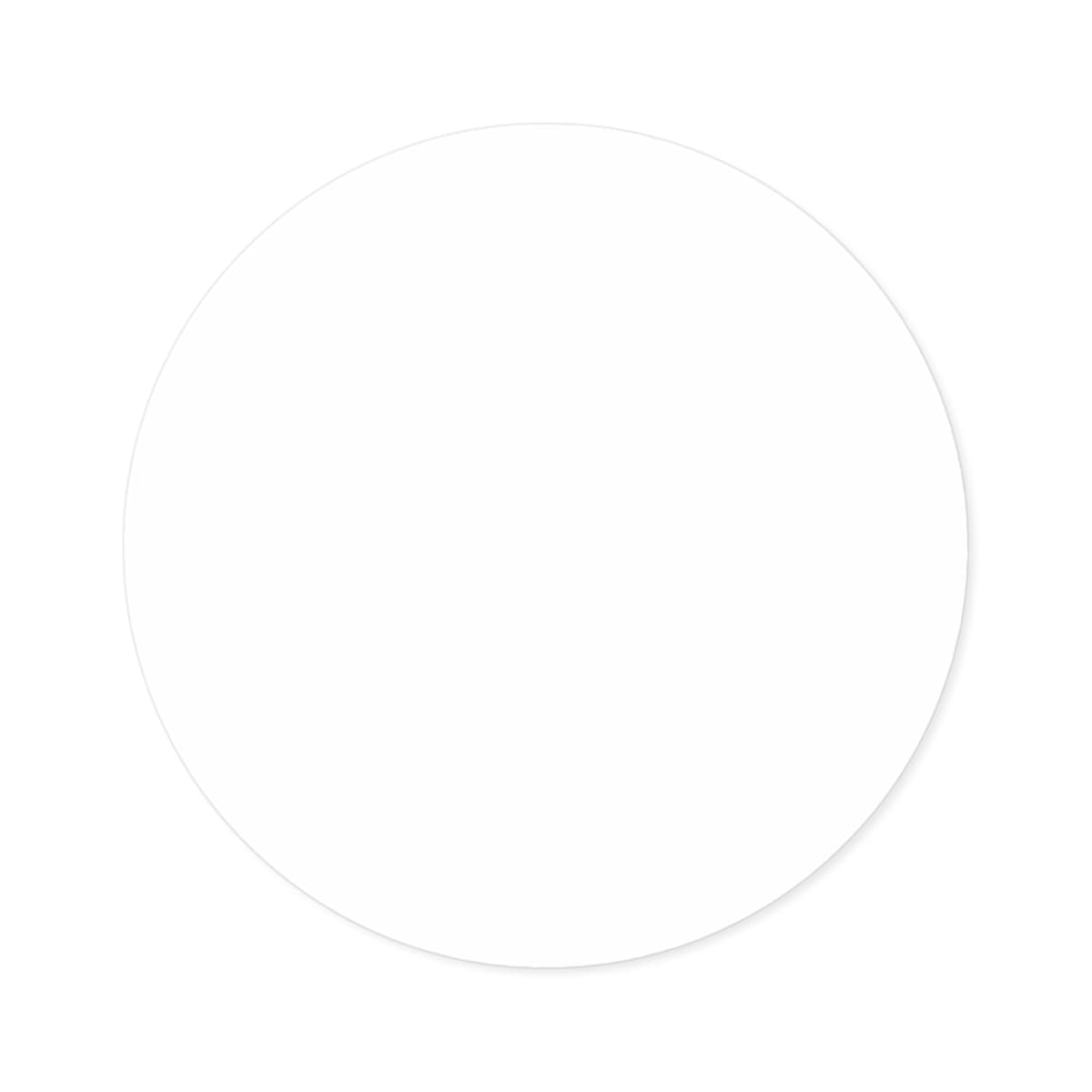 Plain round stickers, indoor\outdoor, front view
