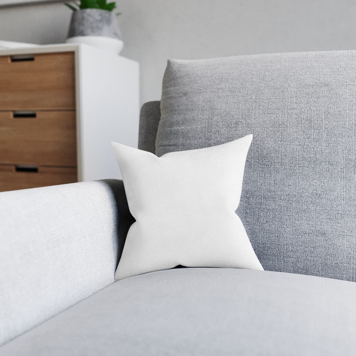 Custom Soft Faux Suede Square Throw Pillow with Your Photo or Text