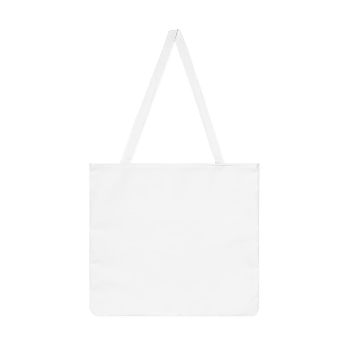 Custom White Shoulder Tote Bag with Your Photo