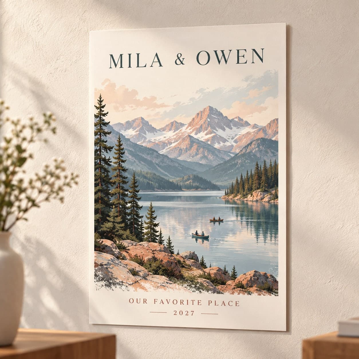 Custom Water-Resistant Matte Poster with Your Photo or Text