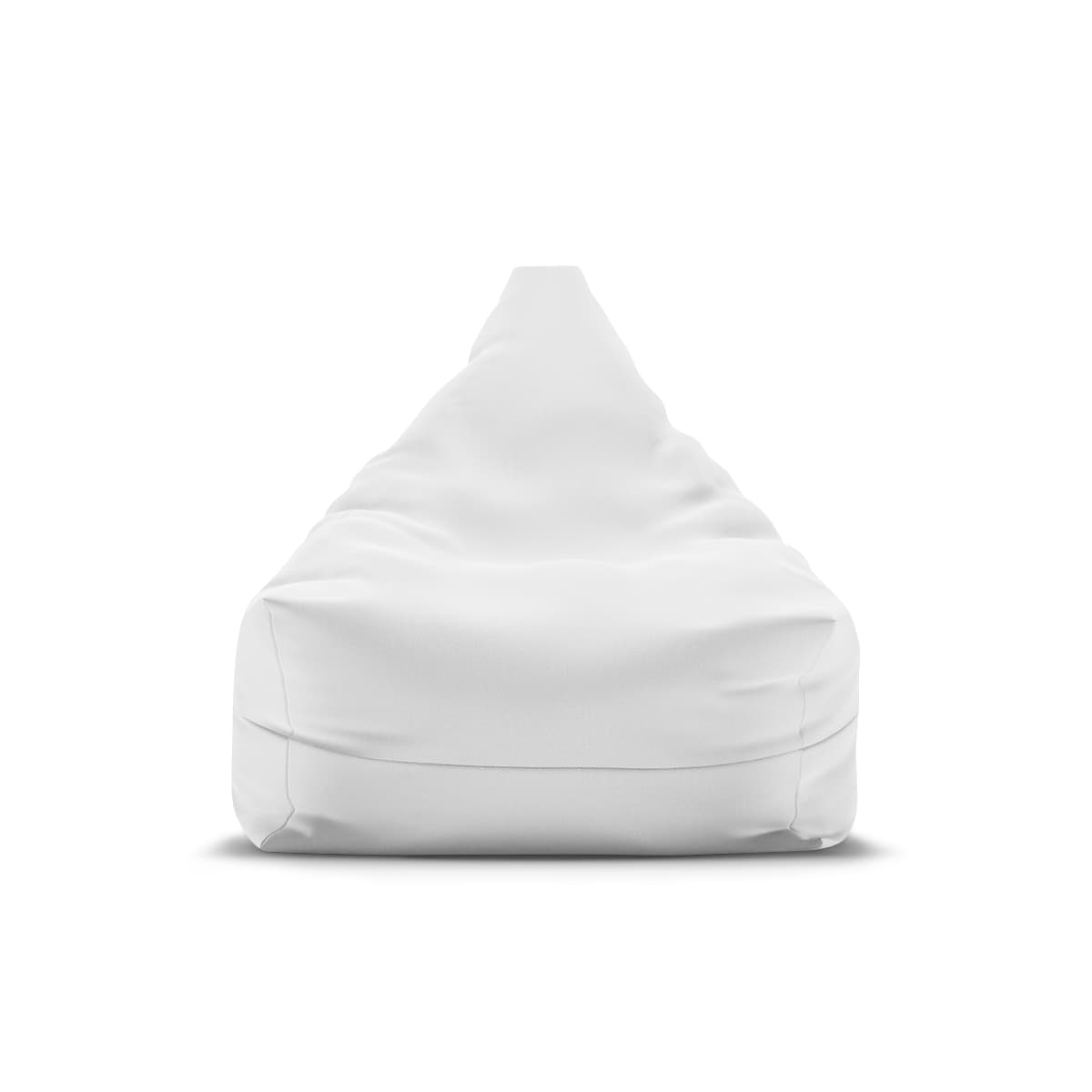 Plain bean bag chair cover, front view