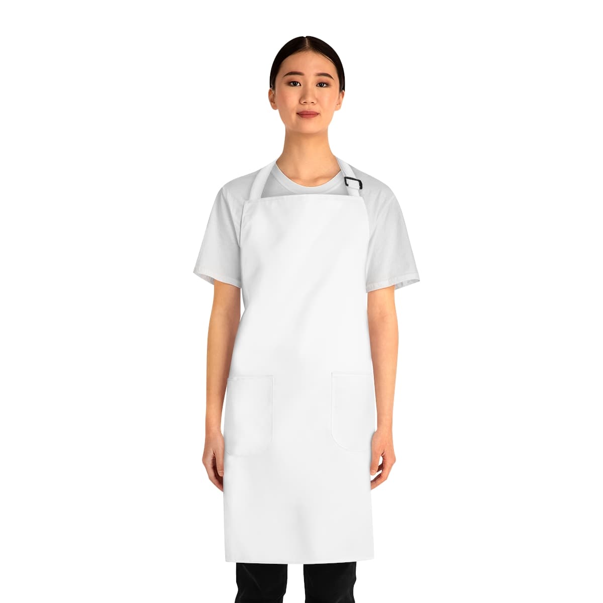 Custom Two-Pocket Polyester Apron with Your Photo or Text